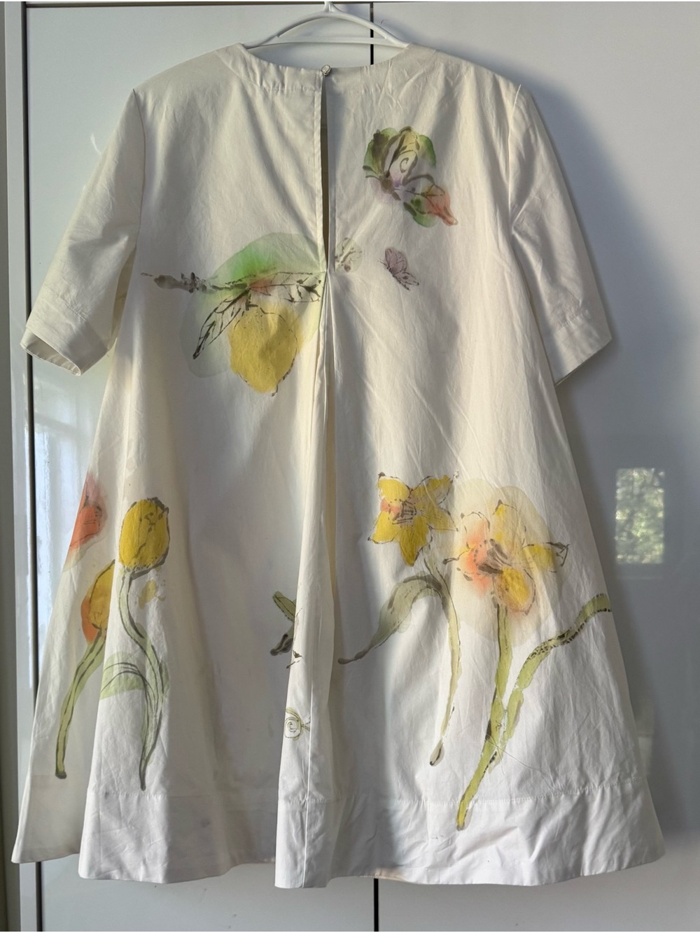 NWT Size S - Emmy Short-Sleeve Swing Mini Dress by Maeve w Pockets - Picture 15 of 16